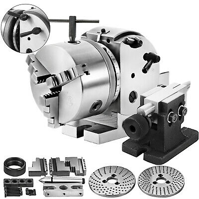 Bs-0 Semi 5" Indexing Dividing Spiral Head 3-jaw Chuck Tailstock Cnc Milling